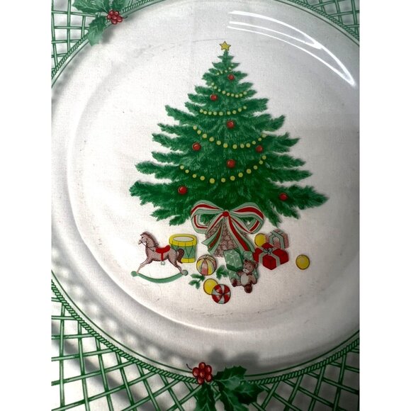 Mikasa Christmas Tree Holiday Decorative Plate With Festive Design - Picture 2 of 3